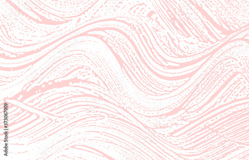 Grunge texture. Distress pink rough trace. Fascina