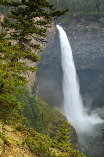 Helmcken Falls on Murtle River in Wells Gray Provincial Park  British Columbia  Canada