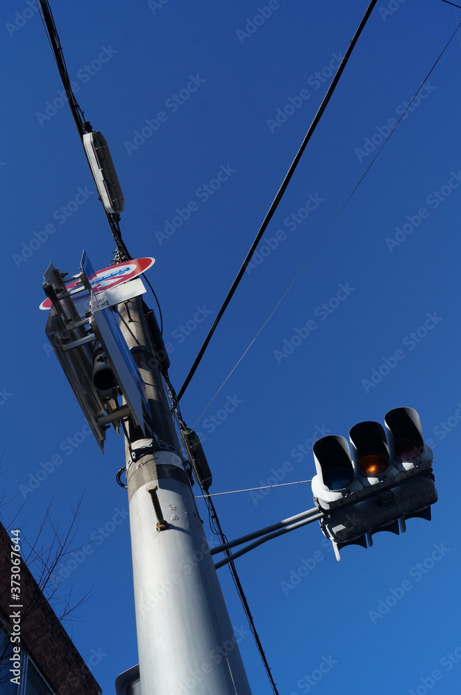 Obraz premium high voltage power line