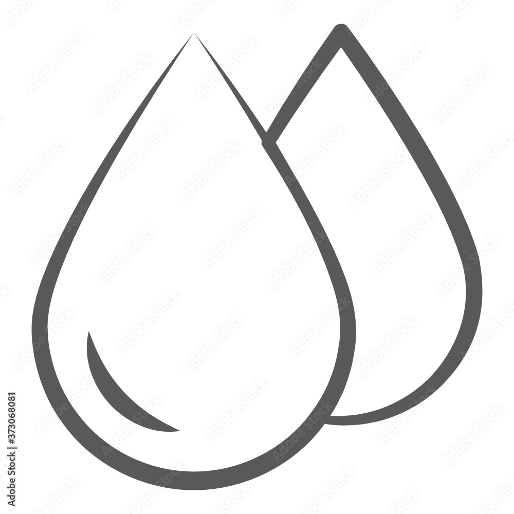 An icon of water drops, rain water in moder linear editable style
An icon of water drops, rain water in moder linear editable style