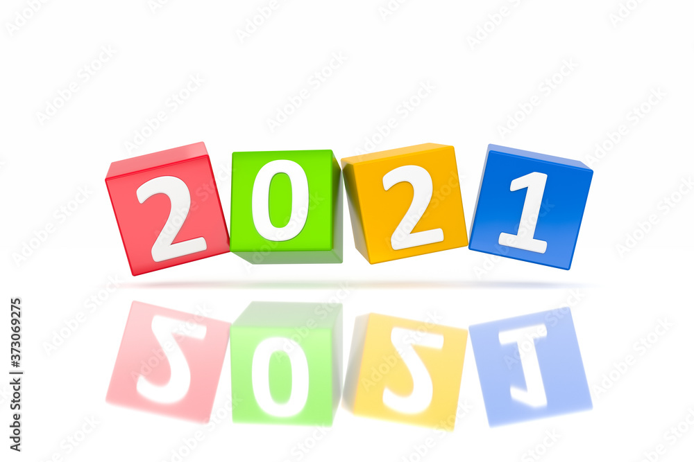 New Year 2021 Creative Design Concept - 3D Rendered Image
New Year 2021 Creative Design Concept - 3D Rendered Image