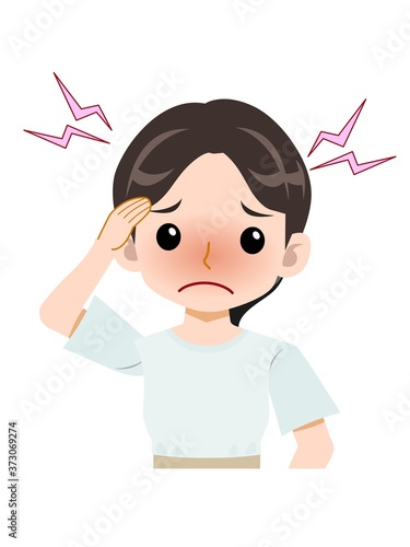 爽やかな服装のスカートの女の子