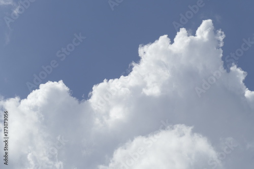 Weisse Wolken, Blauer Himmel, Hintergrundbild, Deutschland, Europa