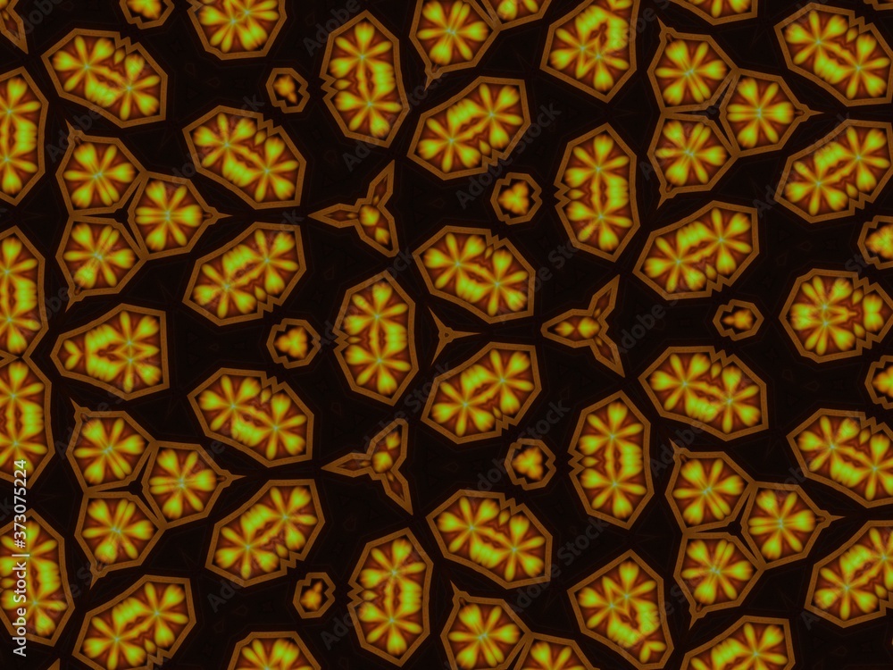 Fototapeta premium Illustration of an abstract colorful geometric background with beautiful patterns