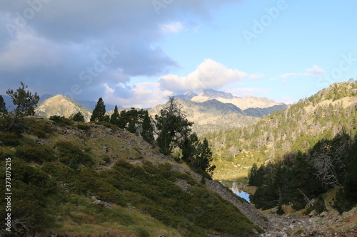 Le lac inf  rieur du Bastan vu dans haut