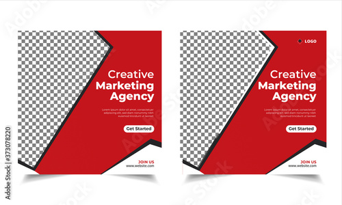 Digital marketing social media post banner