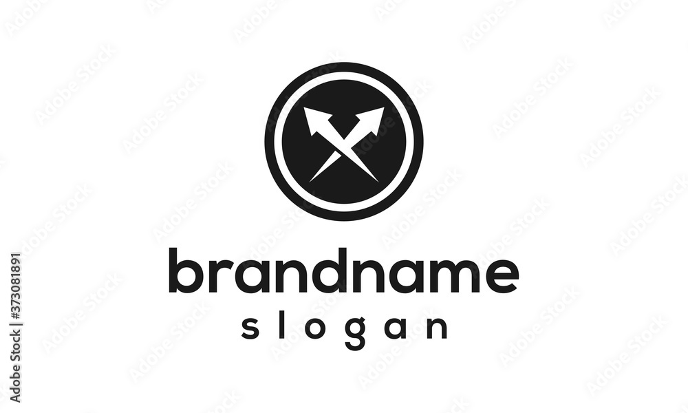 Modern financial logo design vector Modern financial logo design vector