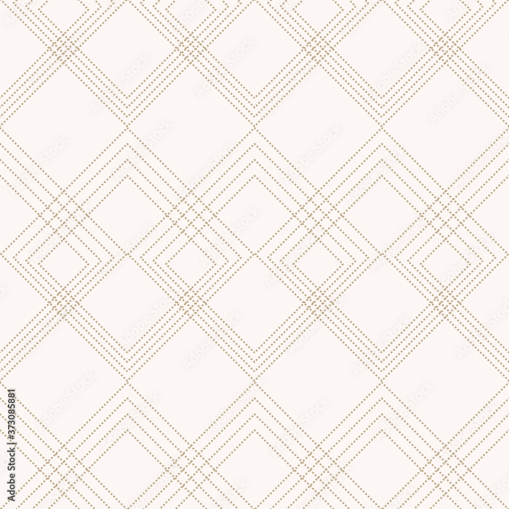 Fototapeta premium Seamless with abstract geometric pattern background vector.