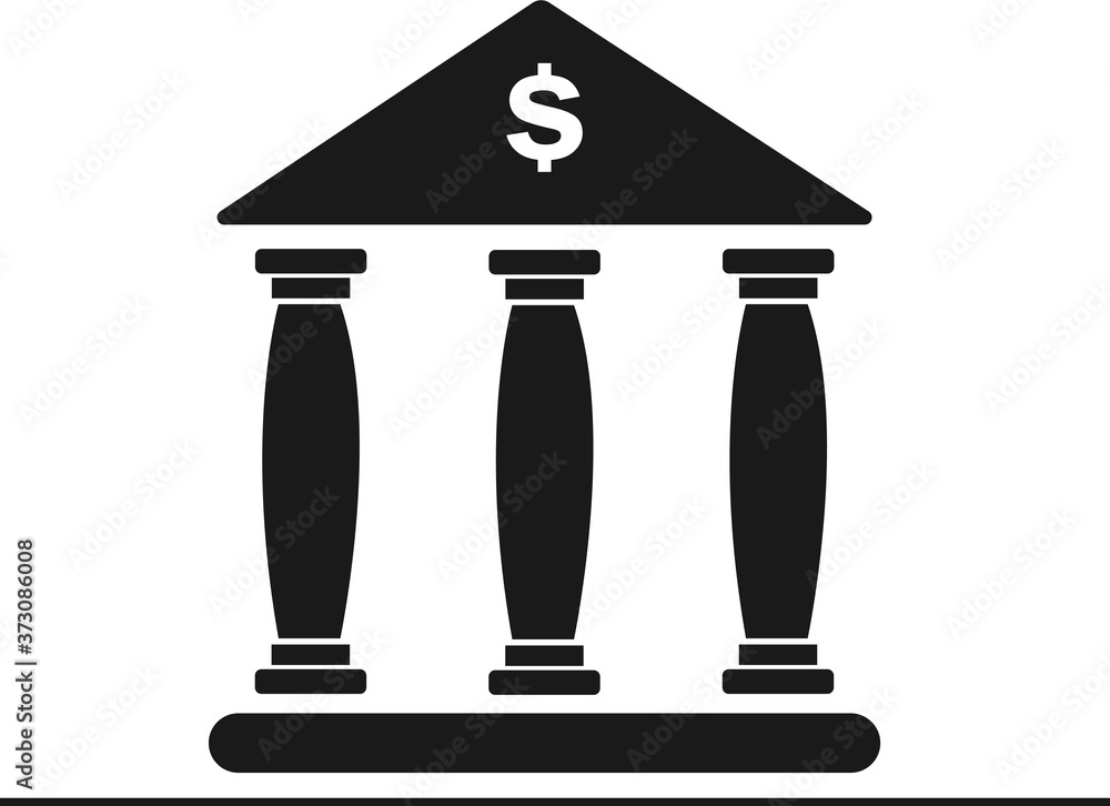 bank icon. court building vector icon bank icon. court building vector icon