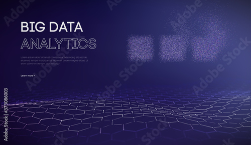 Business inteligence technology background. Binary code algorithms deep learning. Virtual reality analysis. Data science learning machine. Artificial intelligence data research and automation.