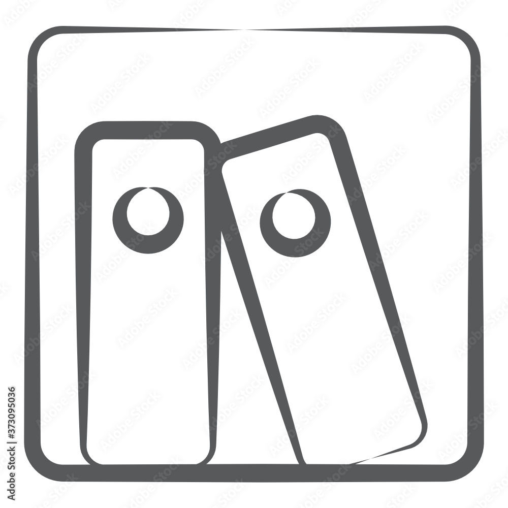 Bookshelf icon style, trendy vector of study corner
Bookshelf icon style, trendy vector of study corner