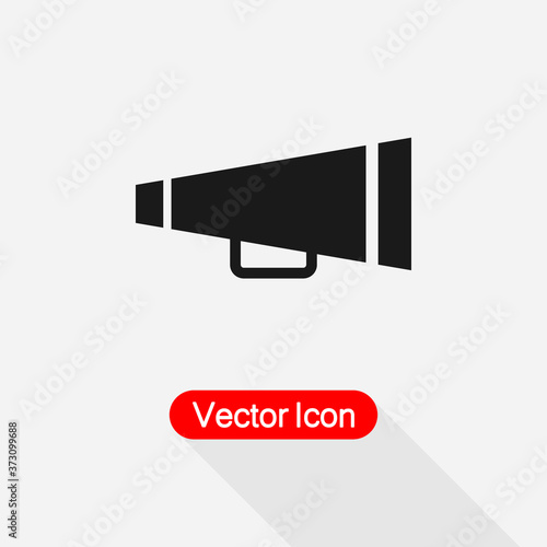 Cheer Megaphone Icon Vector Illustration Eps10