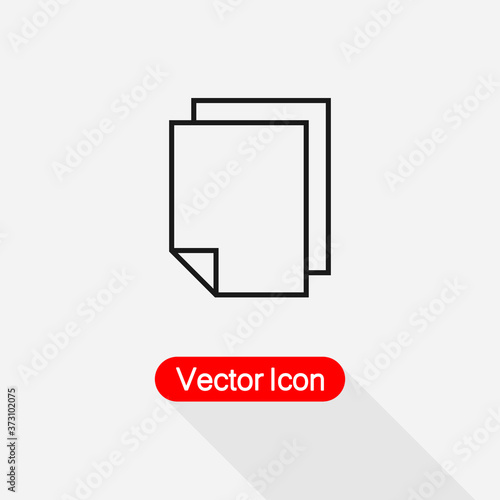 Free Download Copy Icon, Duplicate App Sign Vector Illustration Eps10 - GFXLoad