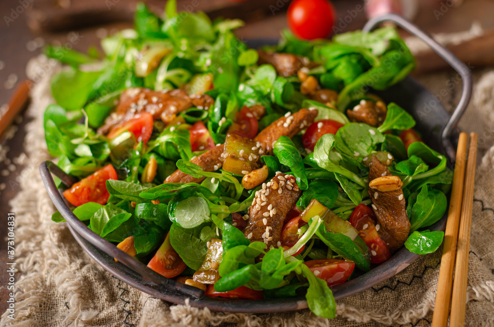 Thai salad with grilled chicken Thai salad with grilled chicken