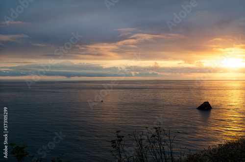 Seascape in the atlantic coast from Finisterre.