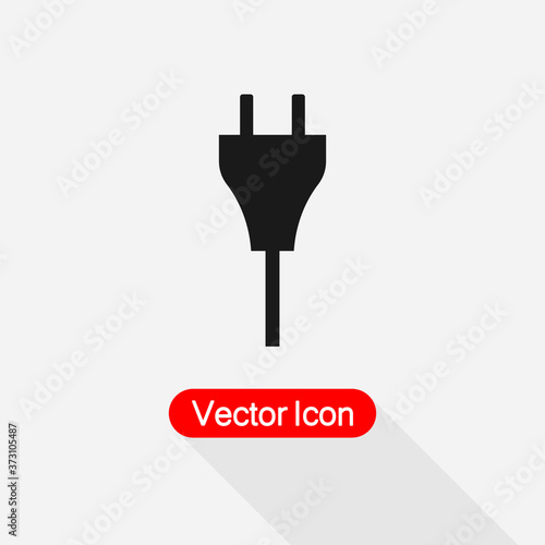 Electric Plug Icon Vector Illustration Eps10