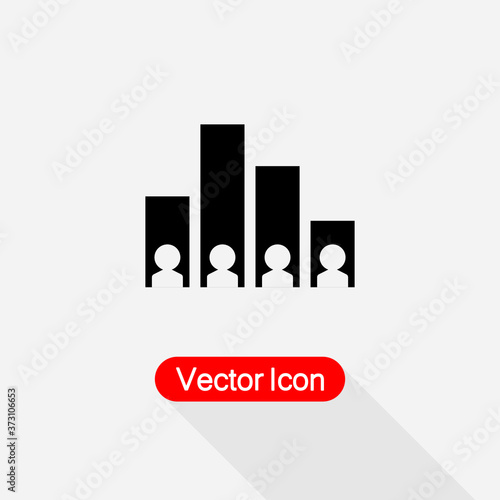 Exit Poll Icon vector illustration eps 10