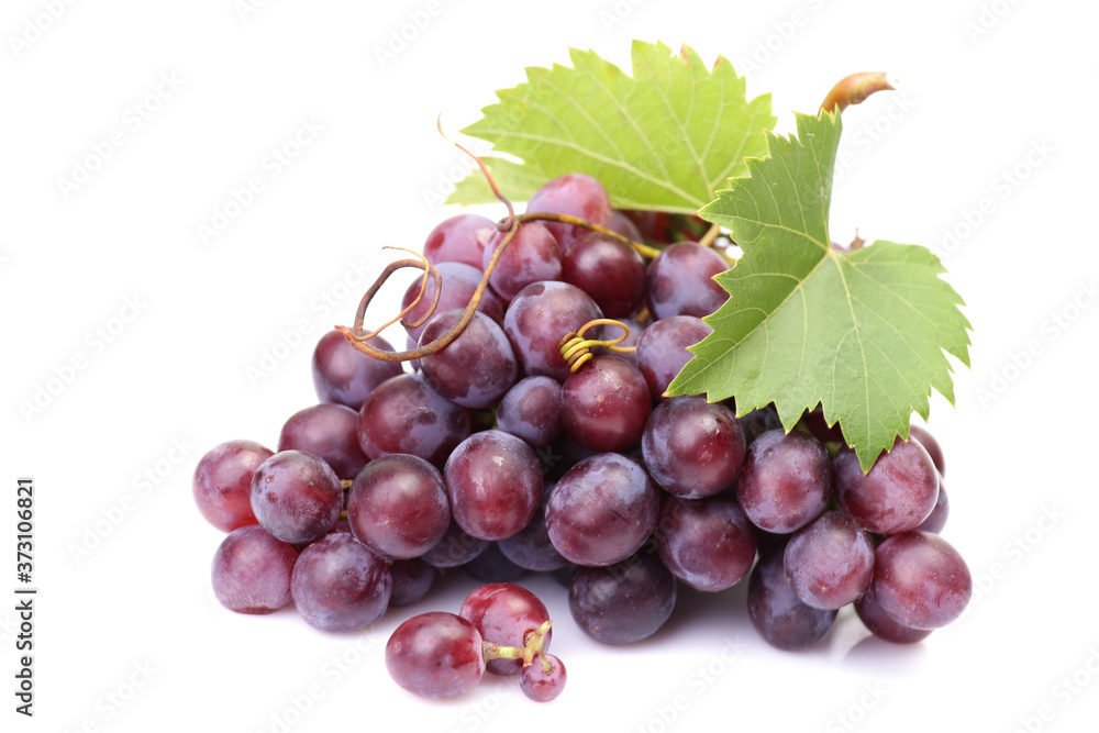 Obraz premium Grapes on a white background