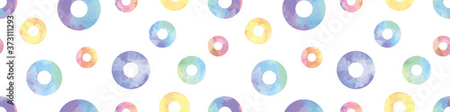 Cute geometric background. Seamless pattern.Vector. かわいい幾何学パターン