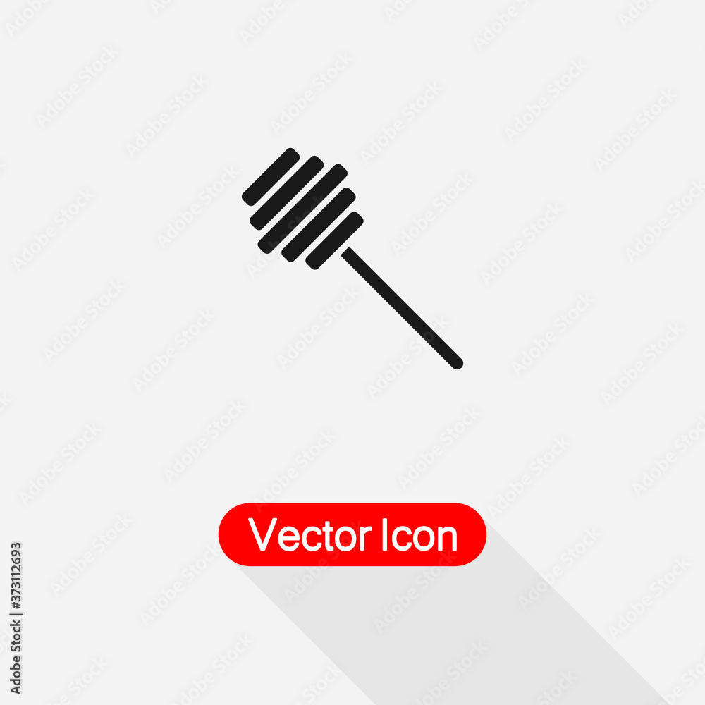 Honey Spoon Icon Vector Illustration Eps10 Honey Spoon Icon Vector Illustration Eps10