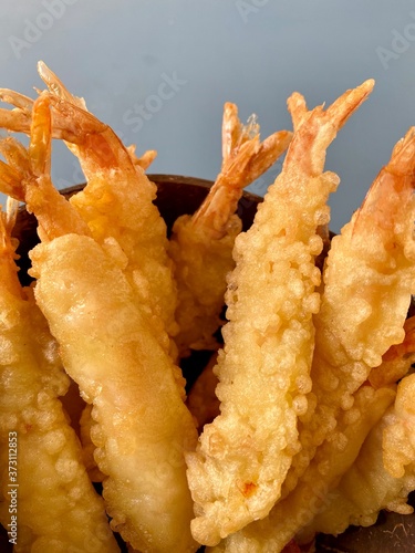deep fried shrimp in tempura batter 