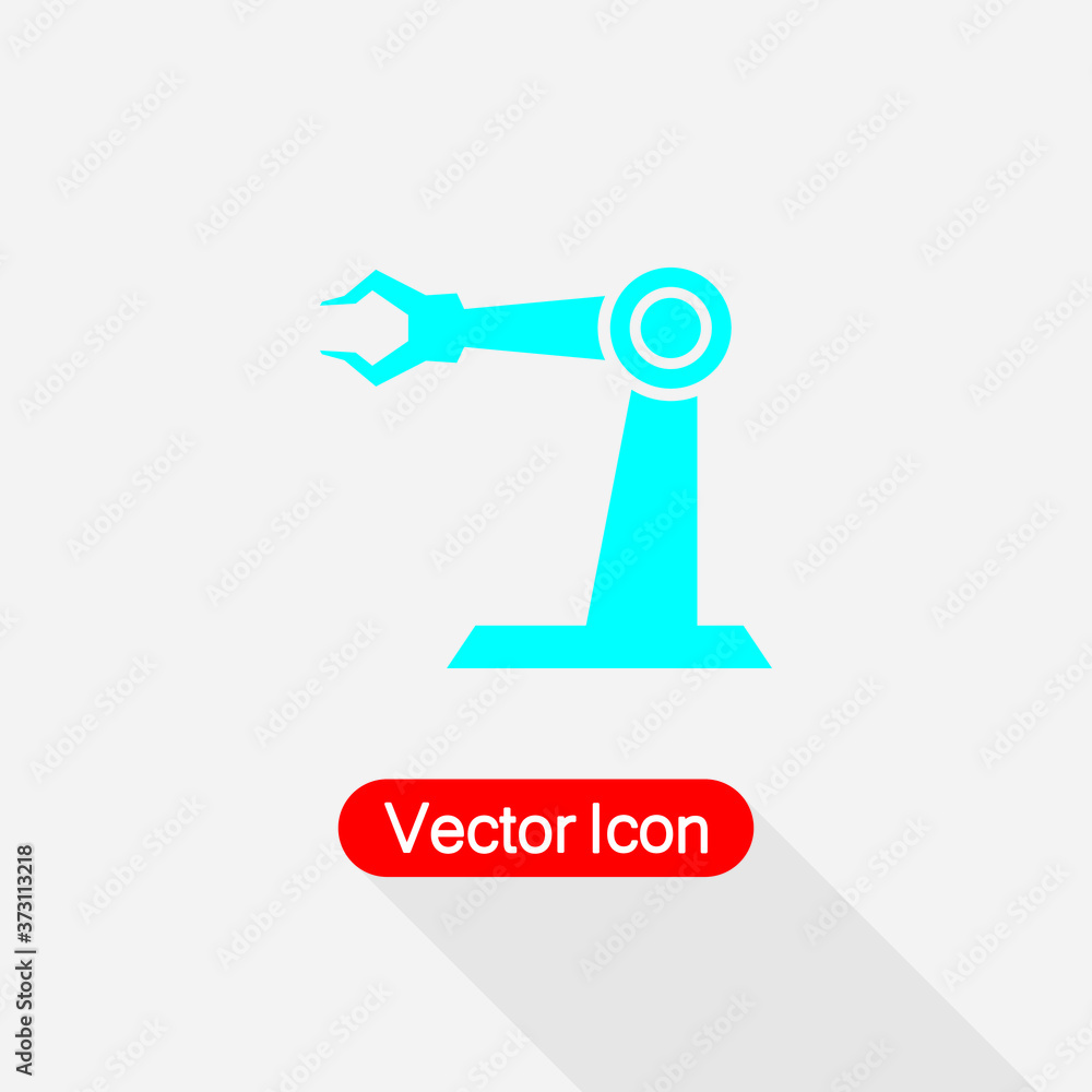 Industrial Robot Icon Vector Illustration Eps10 Industrial Robot Icon Vector Illustration Eps10