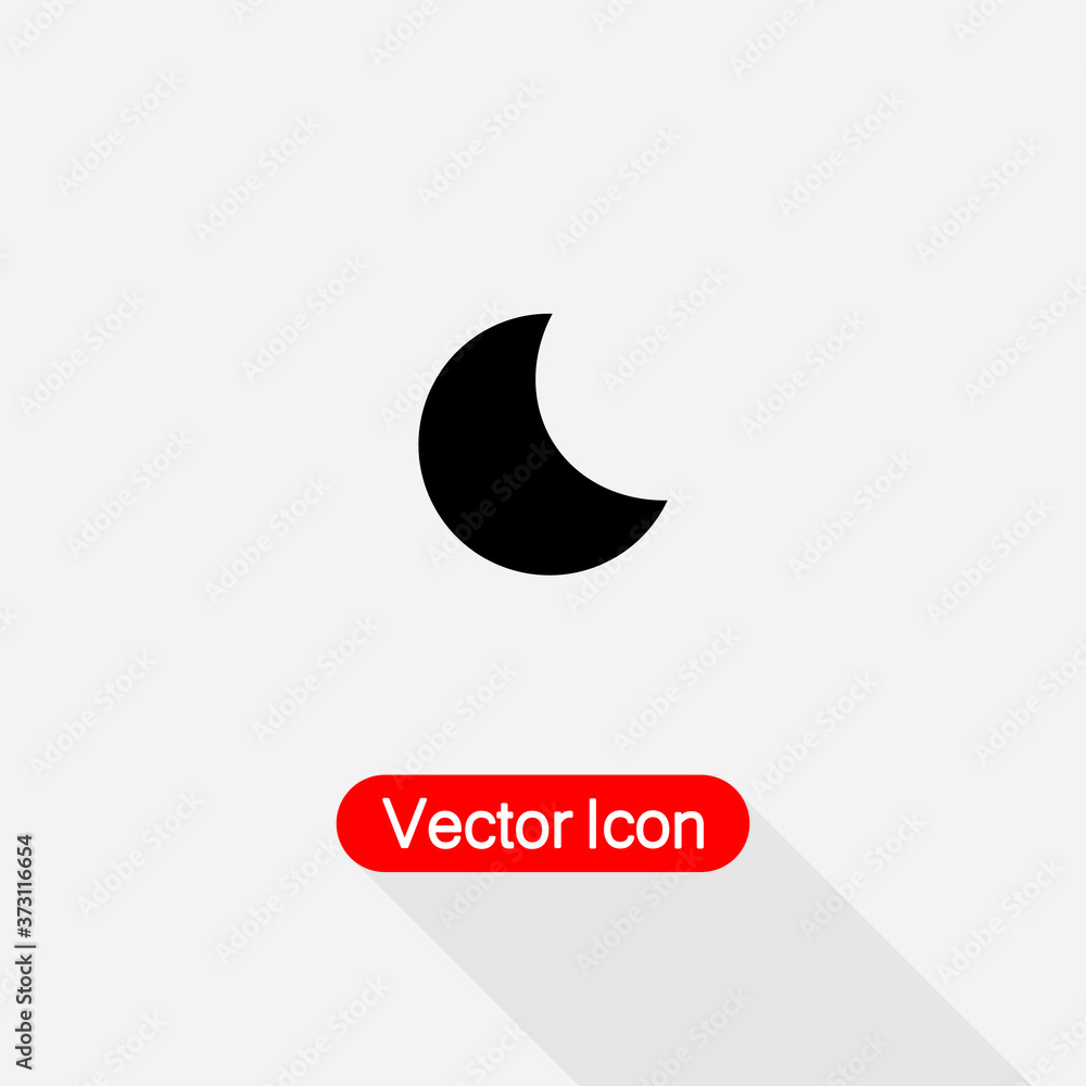 Moon and Stars Icon Vector Illustration Eps10 Moon and Stars Icon Vector Illustration Eps10