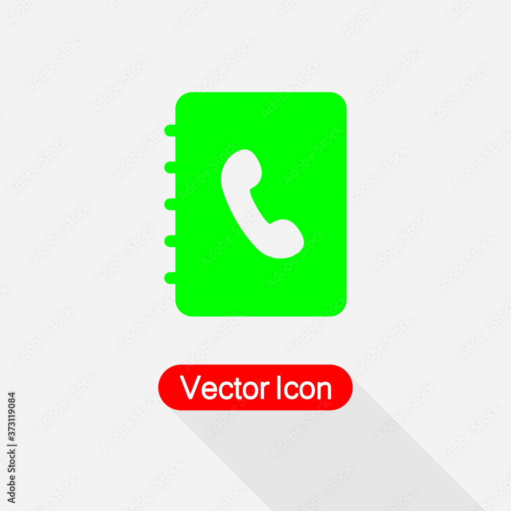 Phone Book Icon Vector Illustration Eps10 Phone Book Icon Vector Illustration Eps10