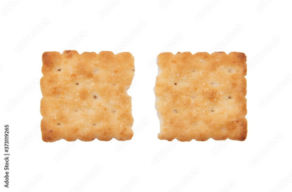 Biscuits on a white background. Biscuits on a white background.