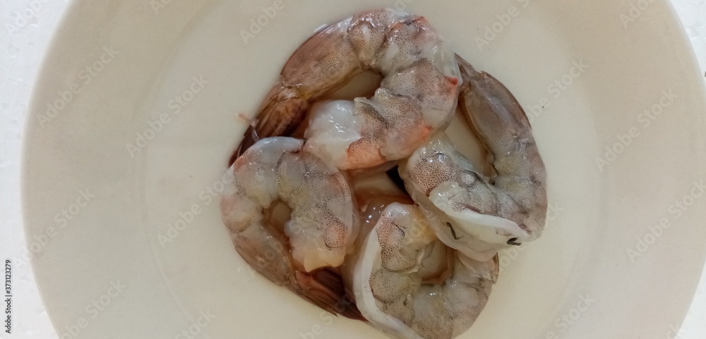 close up of fresh shrimp close up of fresh shrimp