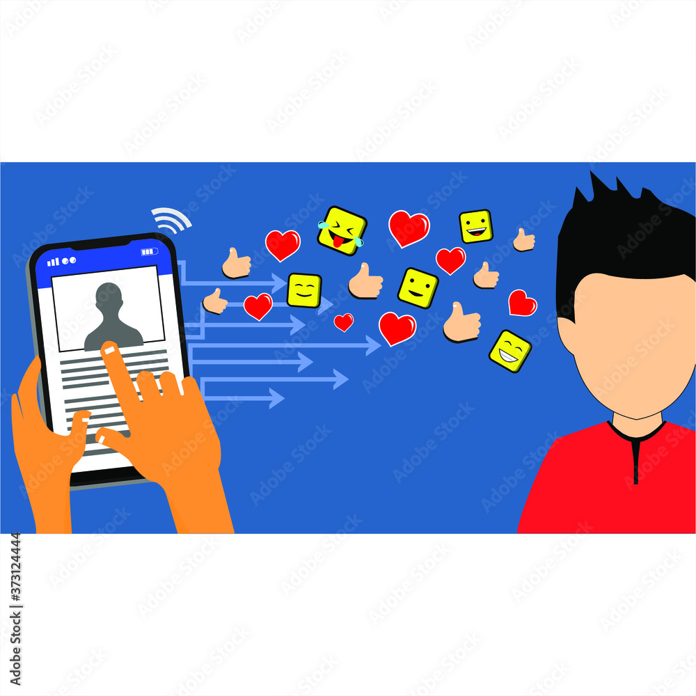 various social media icons from phones related to humans, love, emoji, like various social media icons from phones related to humans, love, emoji, like