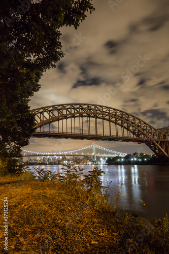 Hell Gate Bridge and White Stone Bridge at Astoria Park © El Tam Photography
