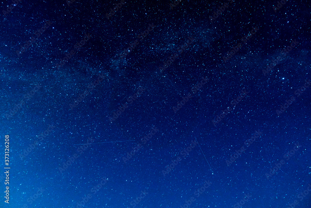 Obraz premium Bright starry night sky