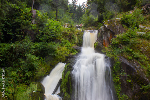 Triberg Falls in Black Forest region, Germany