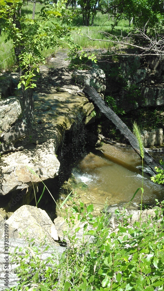 Obraz premium Water fall on Nature Trail