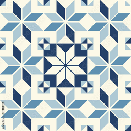 Vintage seamless wall tiles pattern