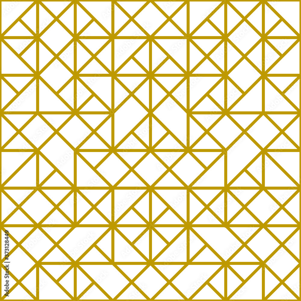 Mosaic geometric pattern. Triangle background