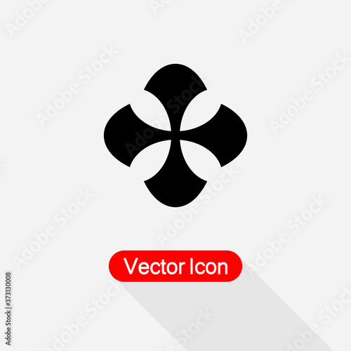 Templar cross Icon, Cross Icon Vector Illustration Eps10