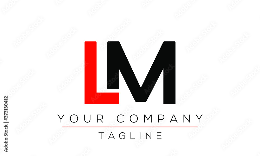 Letter LM Logo Design, Creative Modern Icon ML L M Letter LM Logo Design, Creative Modern Icon ML L M