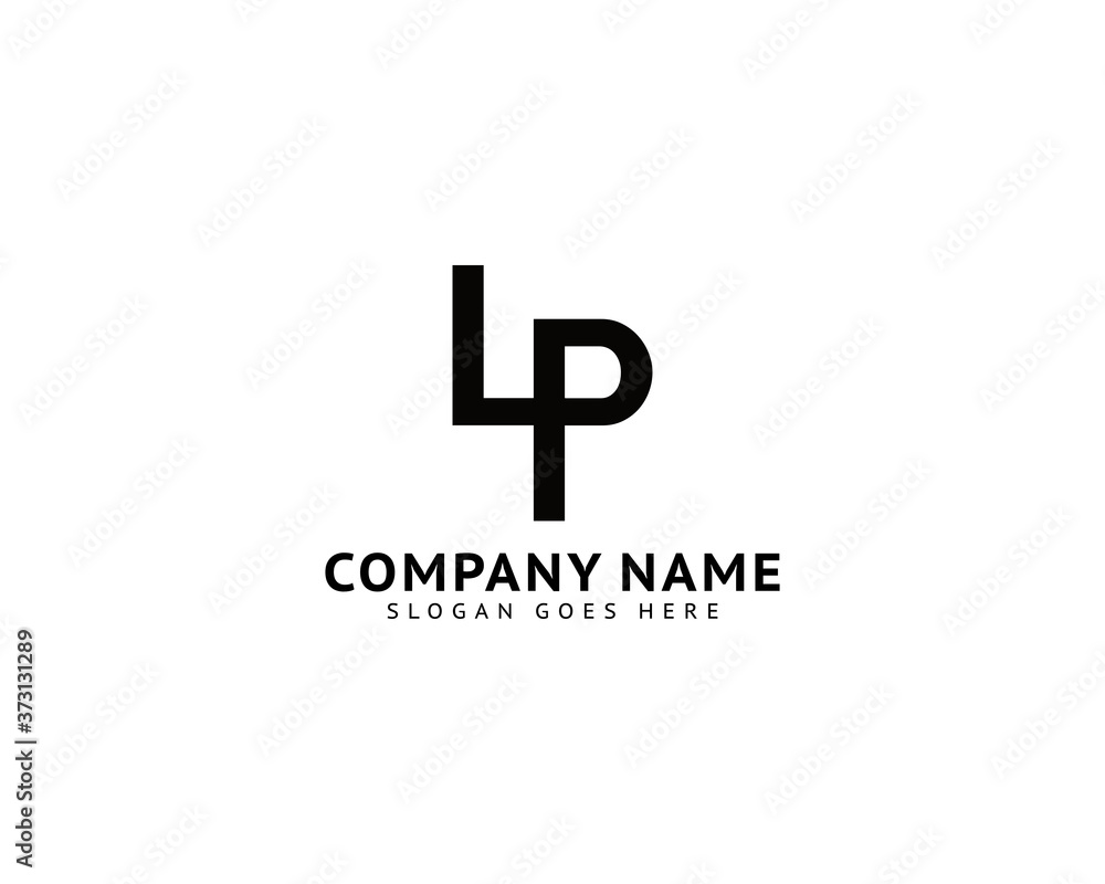 Initial Letter LP Logo Template Design Initial Letter LP Logo Template Design