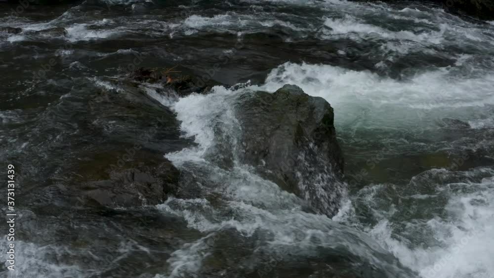 river rapids top view of crystal clear water river rapids top view of crystal clear water