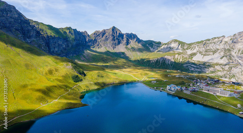 The Swiss Alps at Melchsee Frutt - travel photography