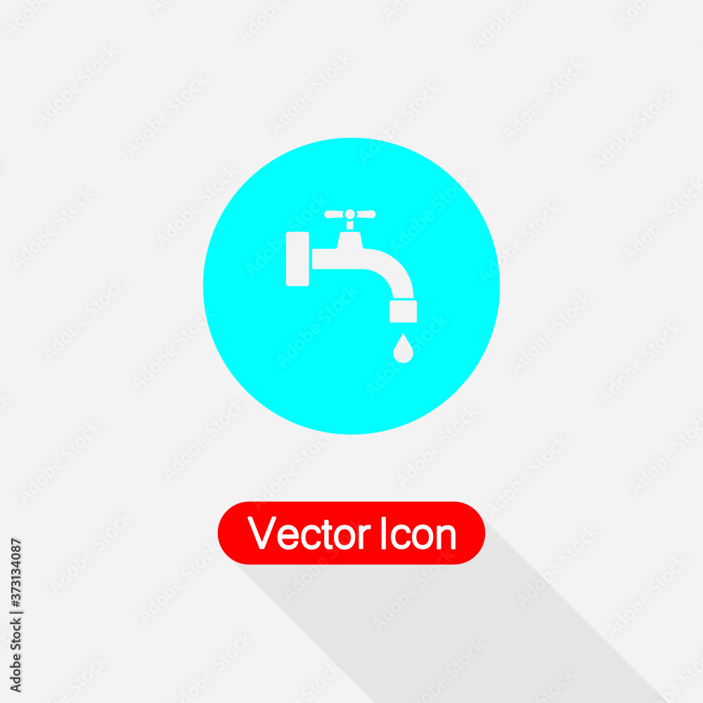 Water Tab Icon Vector Illustration Eps10 Water Tab Icon Vector Illustration Eps10