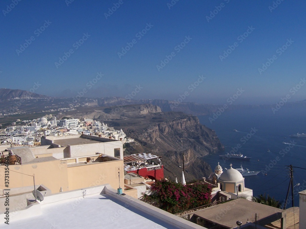 Fototapeta premium oia village in santorini greece