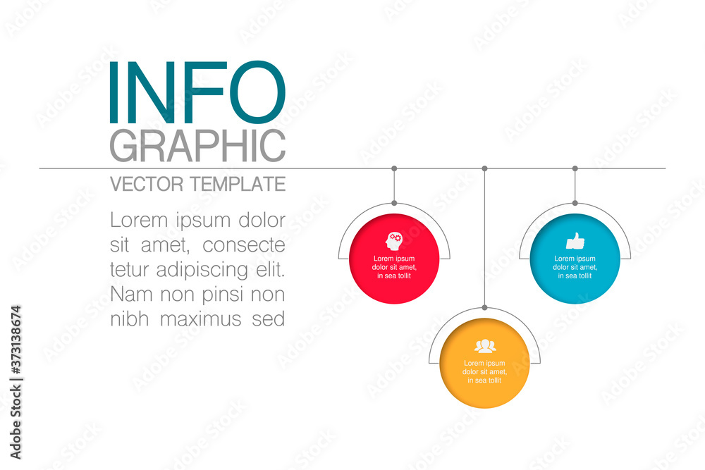 Vector infographic template, 3 steps or options. Data presentation, business concept design for web, brochure, diagram. Vector infographic template, 3 steps or options. Data presentation, business concept design for web, brochure, diagram.