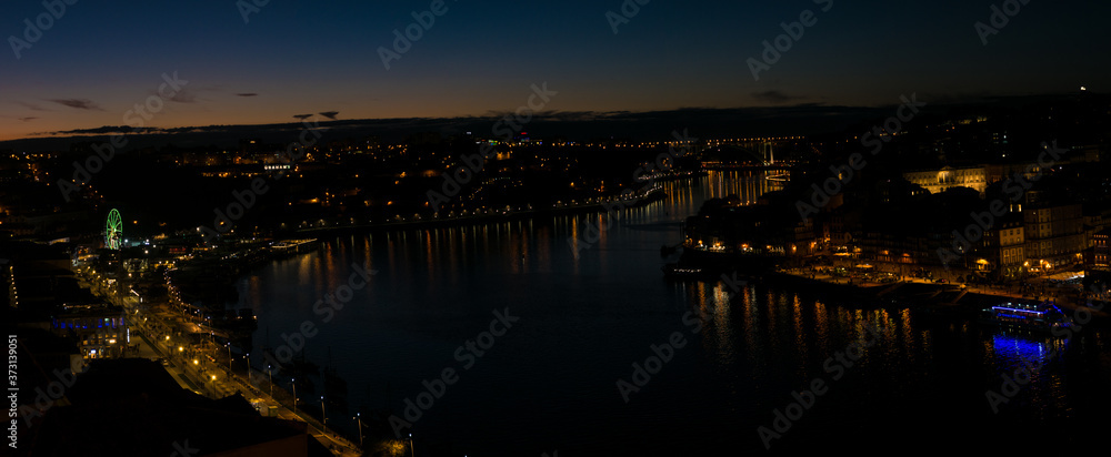 night view of the Porto City