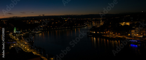 night view of the Porto City