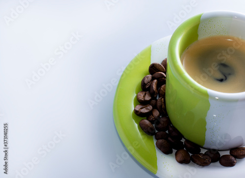Green cup coffee