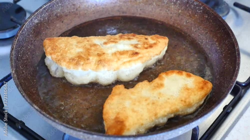 homemade dough fried in oil, fat bagel, homemade dough fried in oil, fat bagel,