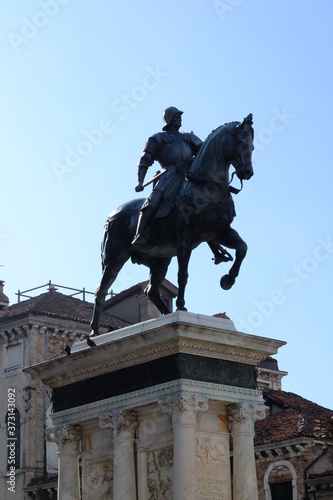 Bartolomeo Colleoni, Venezia monumento equestre, Monumento in Bronzo del Verrocchio